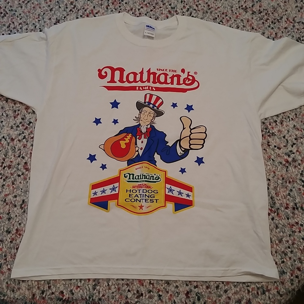 Nathan's Famous Hot Dog Contest Shirt 2012-XL